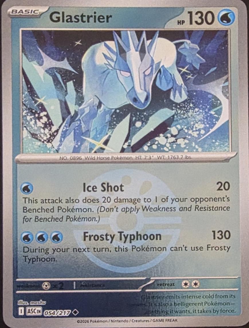 Ascended Heroes Glastrier [Ball] Pokémon card